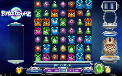 Reactoonz Slot Spel bij 711 Casino
