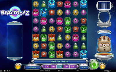 Reactoonz Slot Spel bij BetCity