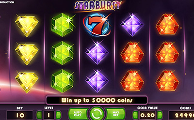 Starburst Slot bij BetMGM