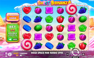 Sweet Bonanza Slot Spel bij BetCity